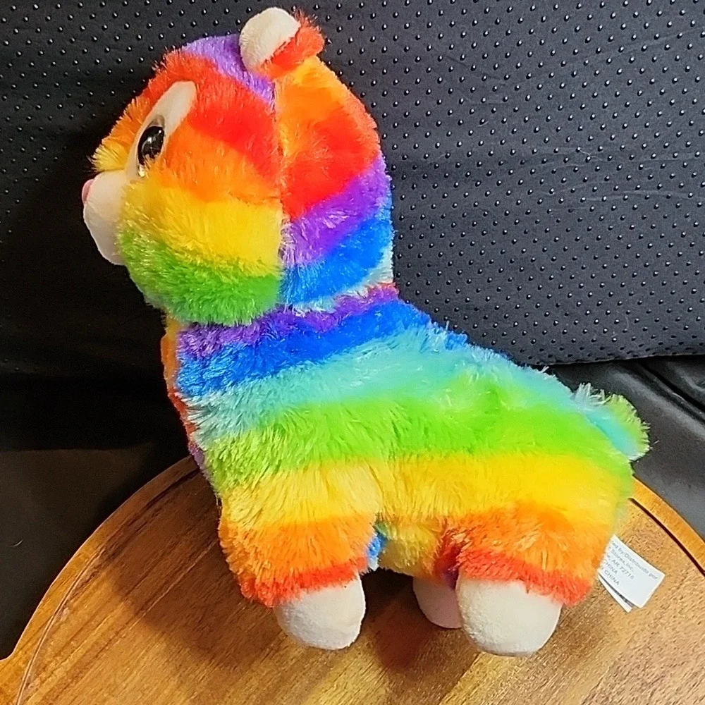 Spark Bright Eye Rainbow Llama Plush,‎ 9